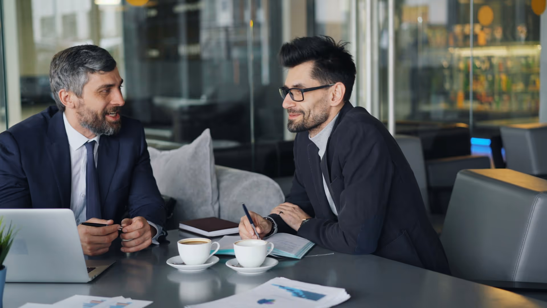 Specialized M&A advisors reviewing an A/E firm transaction