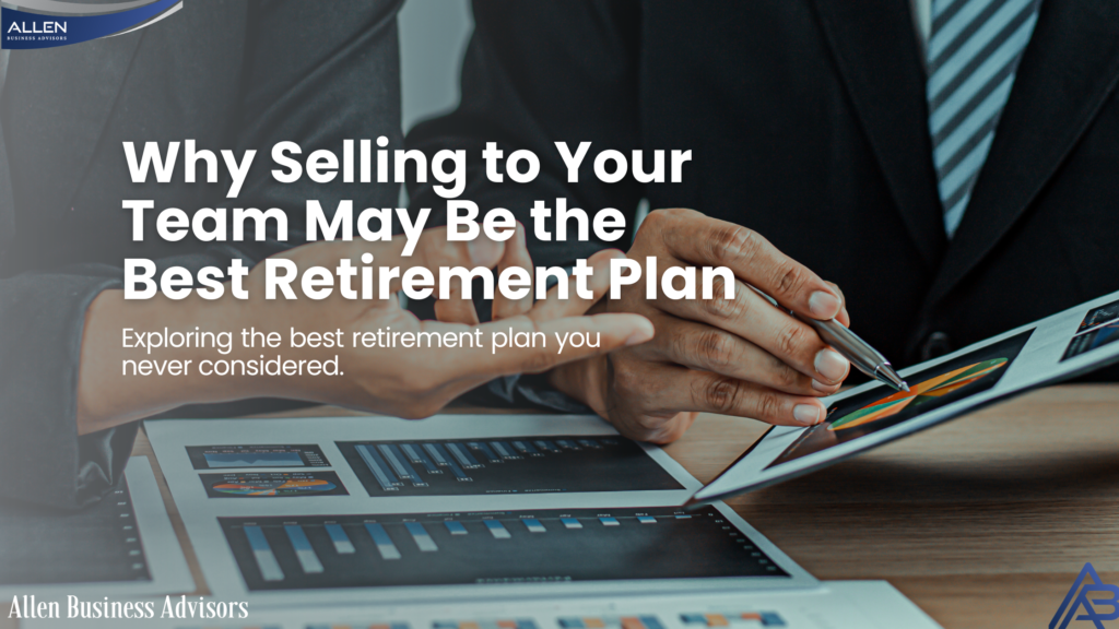 Two professionals discussing how to sell your business to employees as a retirement strategy
