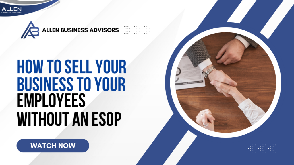 Handshake symbolizing a business owner selling their company without an ESOP